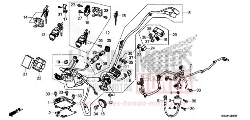 WIRE HARNESS WW125EX2H de 2017
